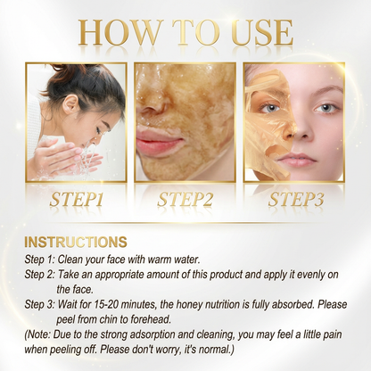 Retinol Snake Venom Gold Peeling Mask – Luxe Pore Purifying Treatment